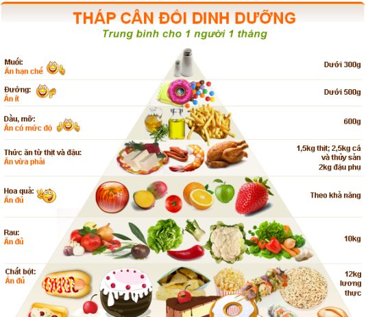 PHƯƠNG PHÁP ĐỂ CÓ ĐƯỢC MỘT CHẾ ĐỘ ĂN CÂN ĐỐI