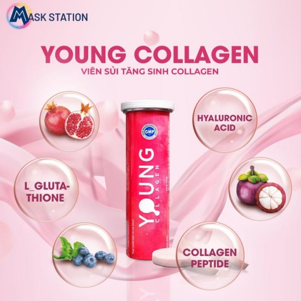 Young Collagen được bán ở nhiều nơi