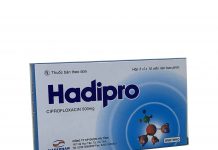 Thuốc Hadipro 500mg có tác dụng gì, giá bao nhiêu, mua ở đâu? Thuốc Hadipro 500mg