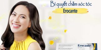 Erocante là bí quyết giúp mái tóc luôn chắc khỏe, mềm mượt