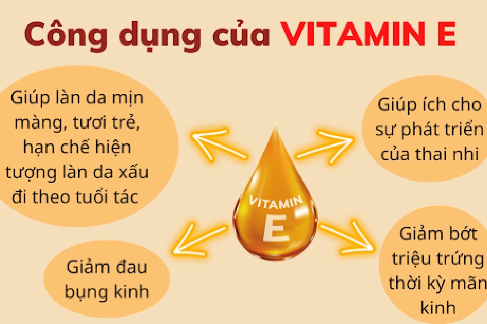 Công dụng của vitamin E (1)