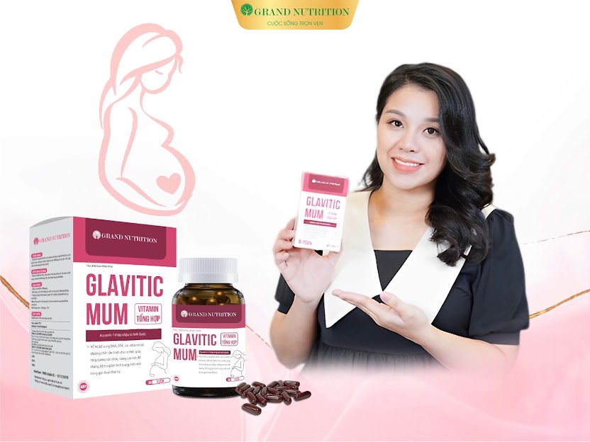 Hotmom Khánh Linh đánh giá ưu điểm TPBVSK Vitamin tổng hợp Glavitic Mum: