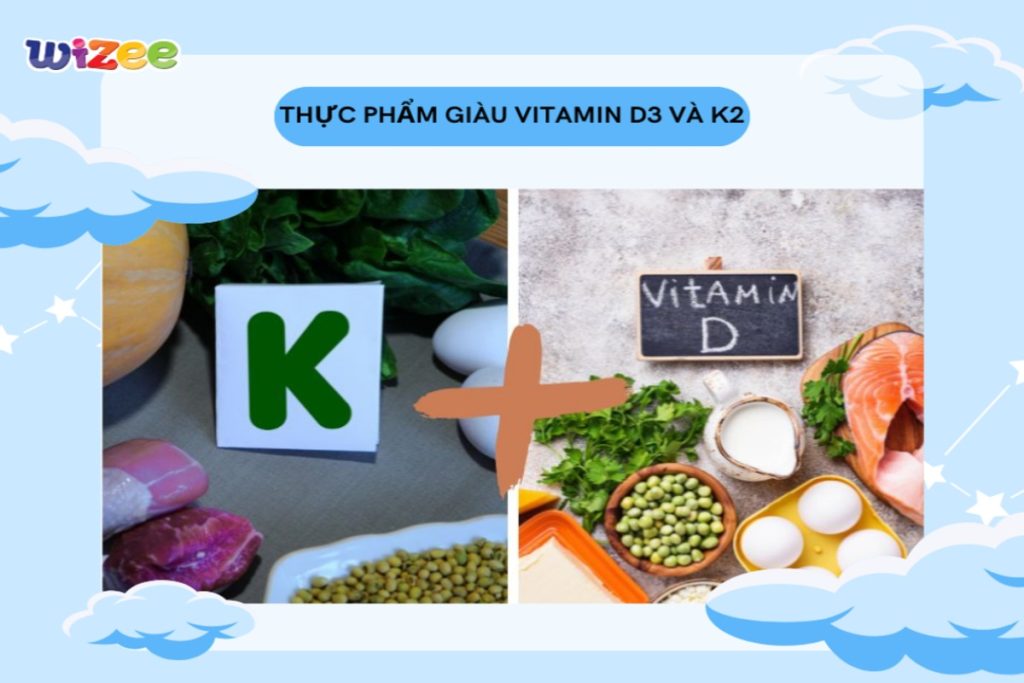 Thực phẩm giàu vitamin D3 và K2