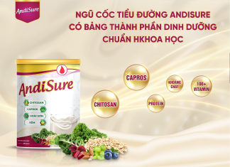 NGŨ CỐC TIỂU ĐƯỜNG ANDISURE – LỰA CHỌN KHÔNG THỂ THIẾU CHO NGƯỜI BỆNH TIỂU ĐƯỜNG ngu-coc-tieu-duong-andisure-tot