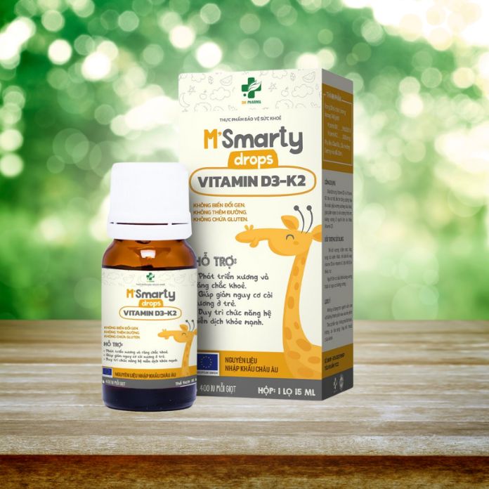 M’Smarty Drops Vitamin D3-K2 chính hãng