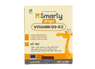 M’Smarty Drops Vitamin D3-K2 phát triển hệ xương hiệu quả M’Smarty Drops Vitamin D3-K2