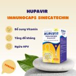 Hupavir Immunocaps Sinecatechin tăng miễn dịch, ngừa nhiễm HPV Hupavir Immunocaps Sinecatechin