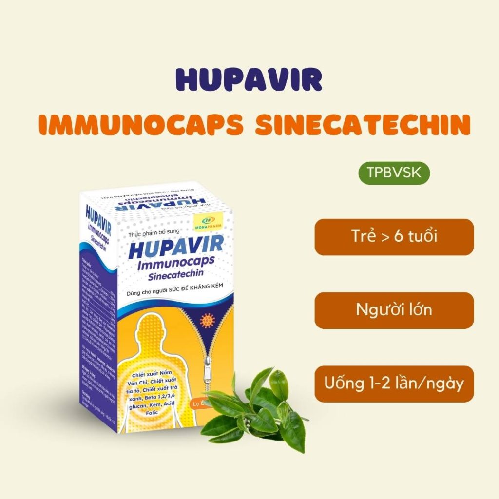 Hupavir Immunocaps Sinecatechin