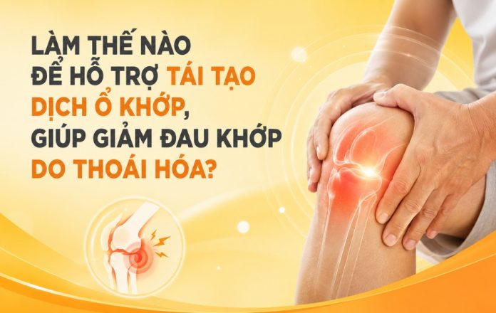 Làm thế nào để tái tạo dịch ổ khớp, giảm đau do thoái hóa khớp?